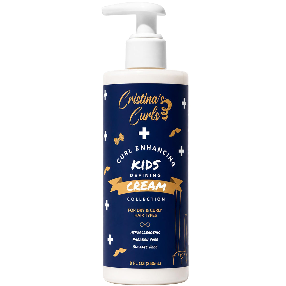 Cristina's Curls front packaging showing product and easy application benefit
