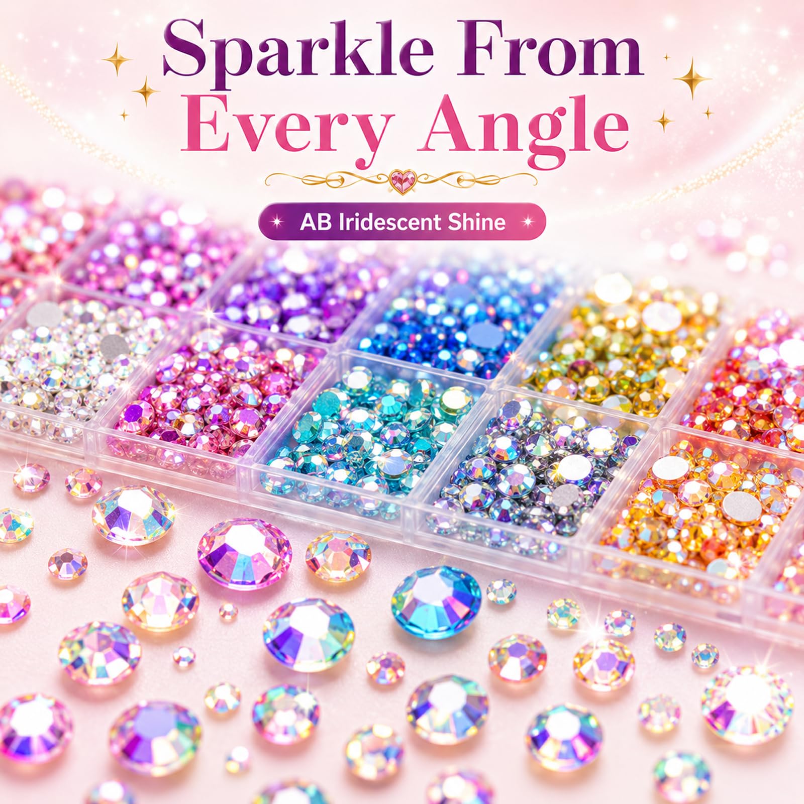 Crntmgdm decorated phone case in lifestyle shot highlighting long-lasting personalized sparkle