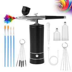 crpen airbrush kit front view shows complete set and portability benefit