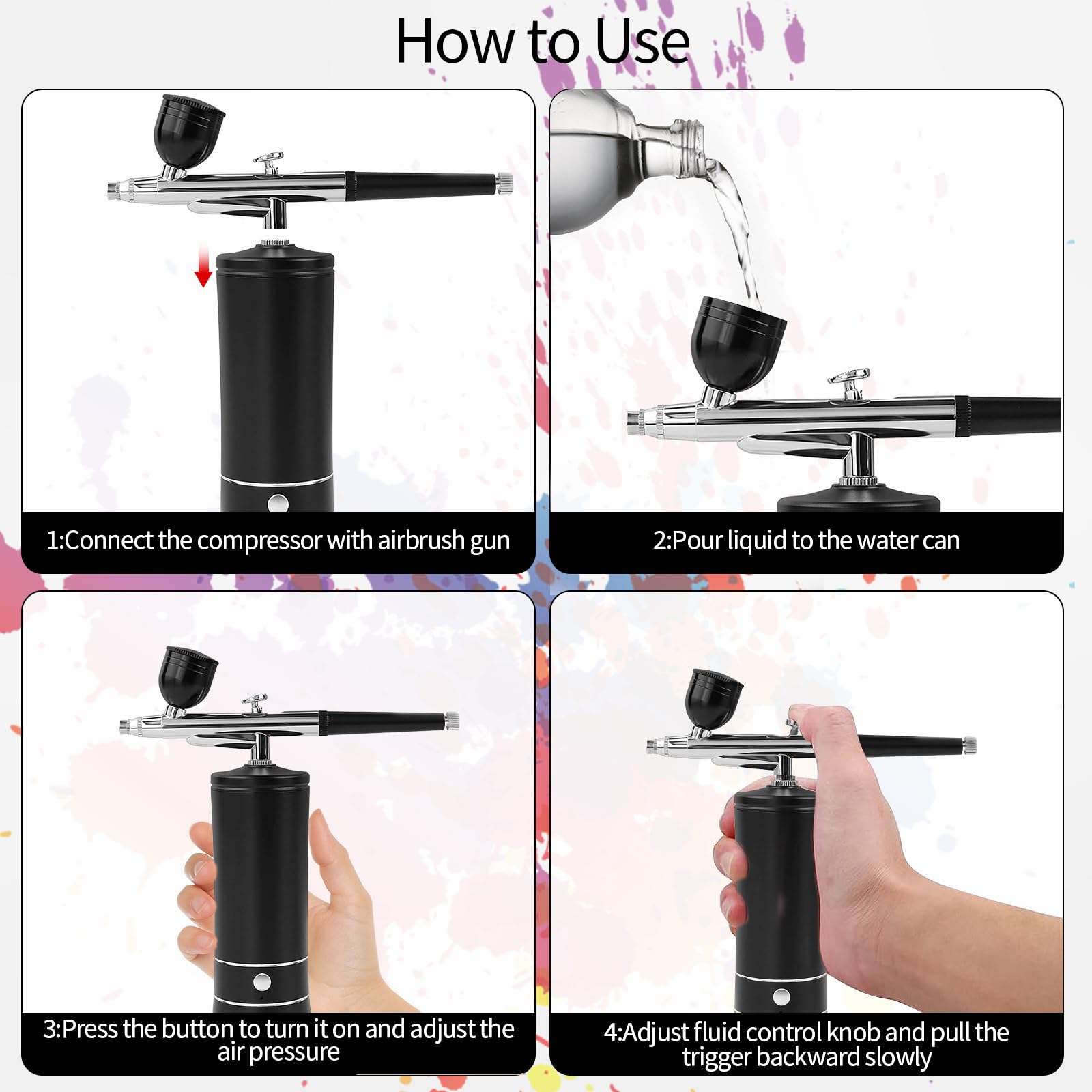 crpen cleaning brushes and needle for easy unclogging and quick maintenance
