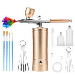 crpen front packaging showing wireless airbrush kit and benefits