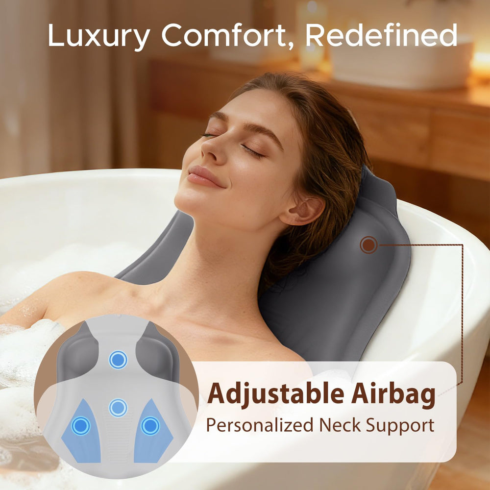 Cryoka back showing 34 suction cups for secure tub attachment and anti-slip benefit