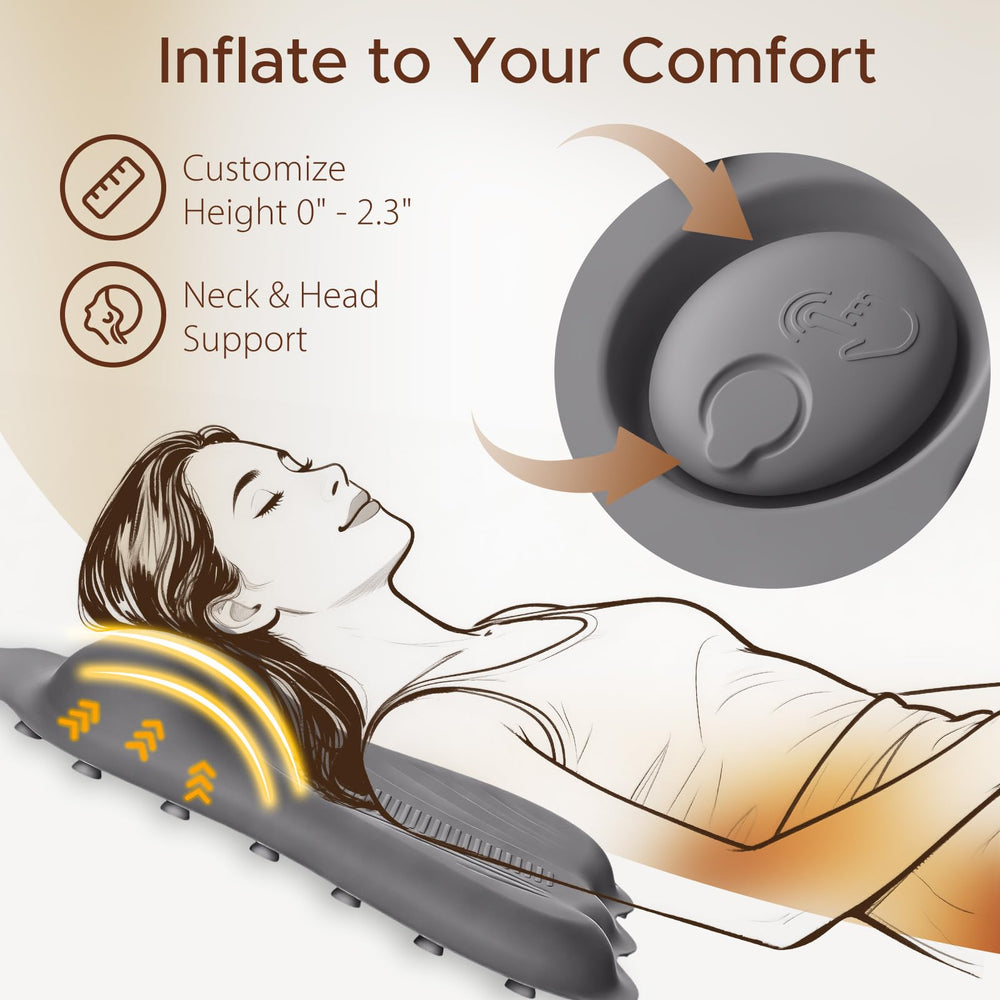 Cryoka adjustable neck insert close-up illustrating 0–2.3 inch customization benefit