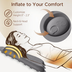 Cryoka adjustable neck insert close-up illustrating 0–2.3 inch customization benefit
