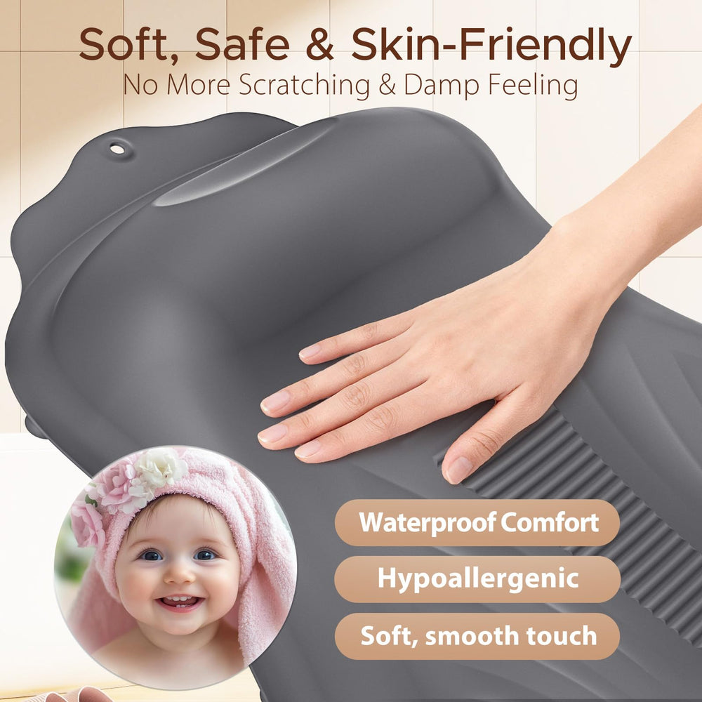 Cryoka next to shampoo bottle showing size and scale for easy storage benefit
