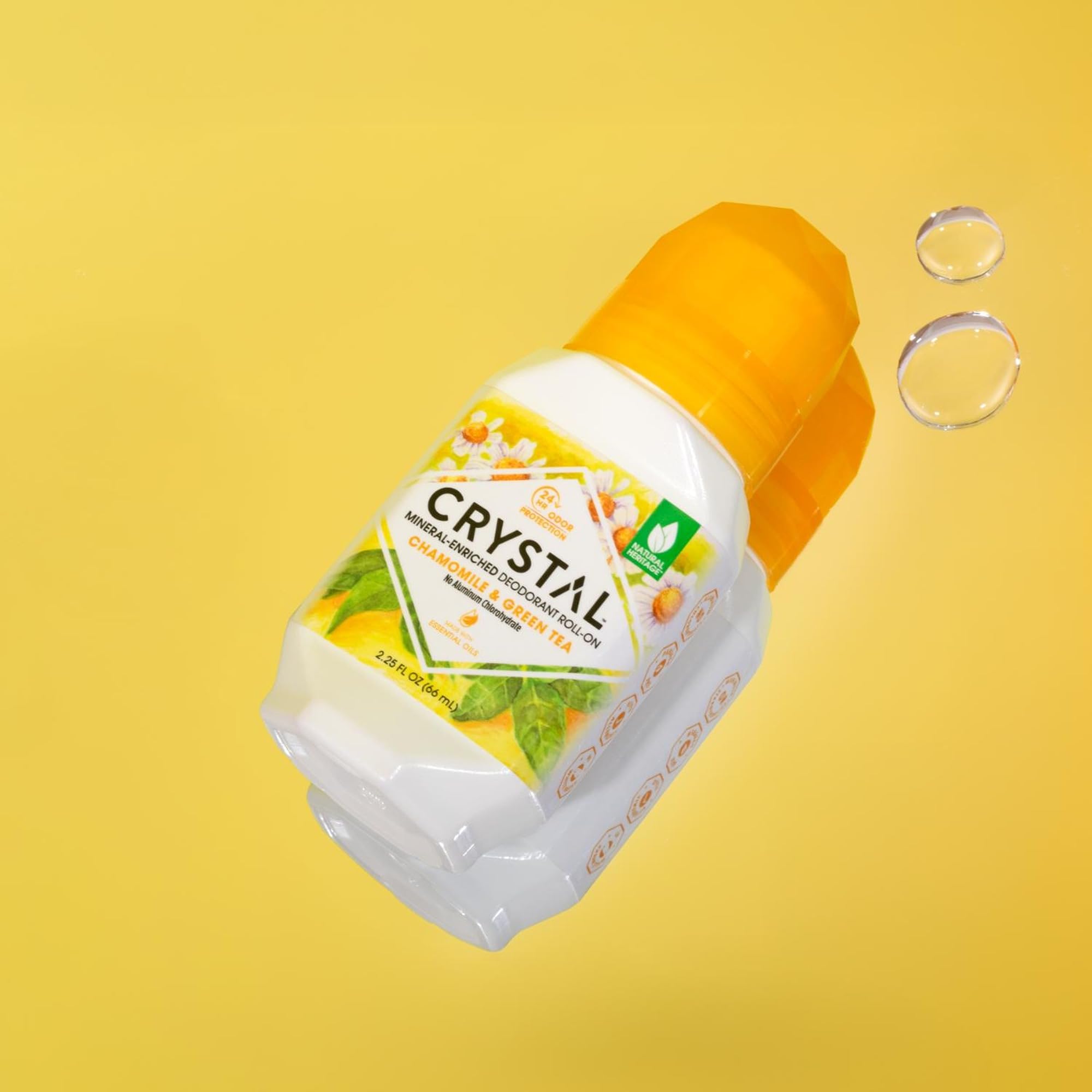 Crystal Essence in-use underarm demonstration offering long-lasting odor control