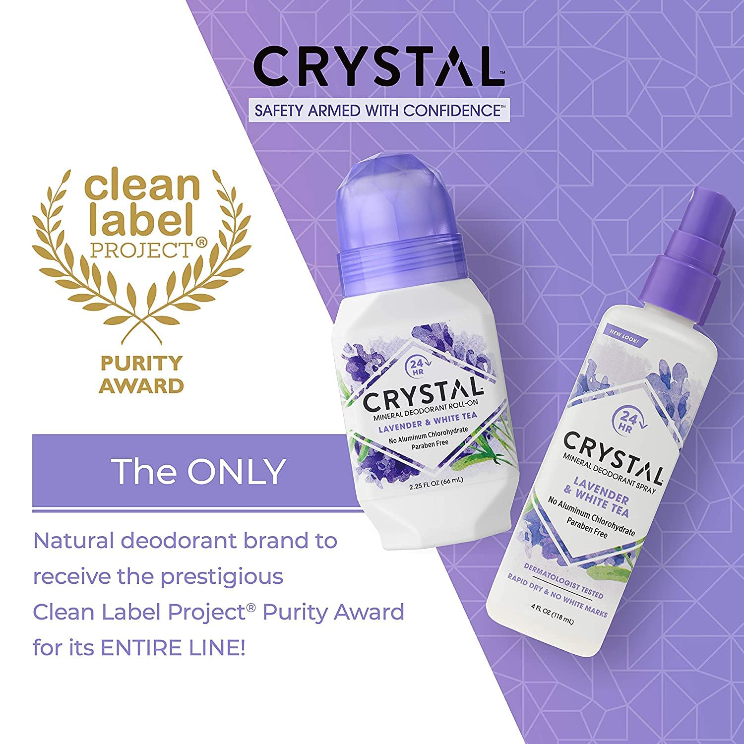 Crystal Essence five-pack neatly arranged for value and convenience