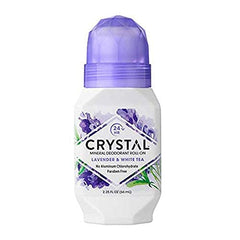 Crystal Essence roll-on application on underarm illustrating easy use