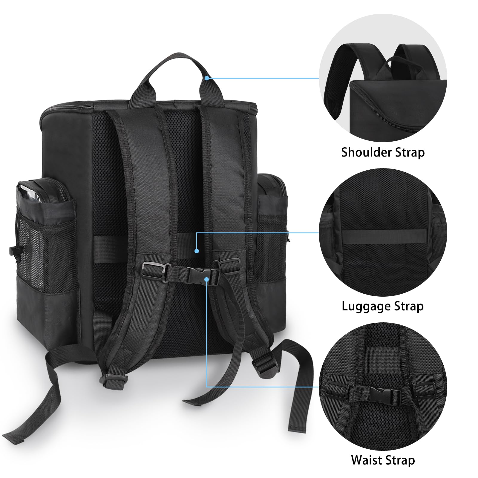 CUBETASTIC clear organizer pouches keeping small supplies visible and sorted