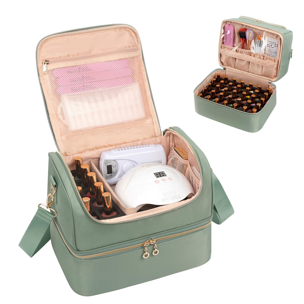CUBETASTIC front view closed case showing compact travel protection