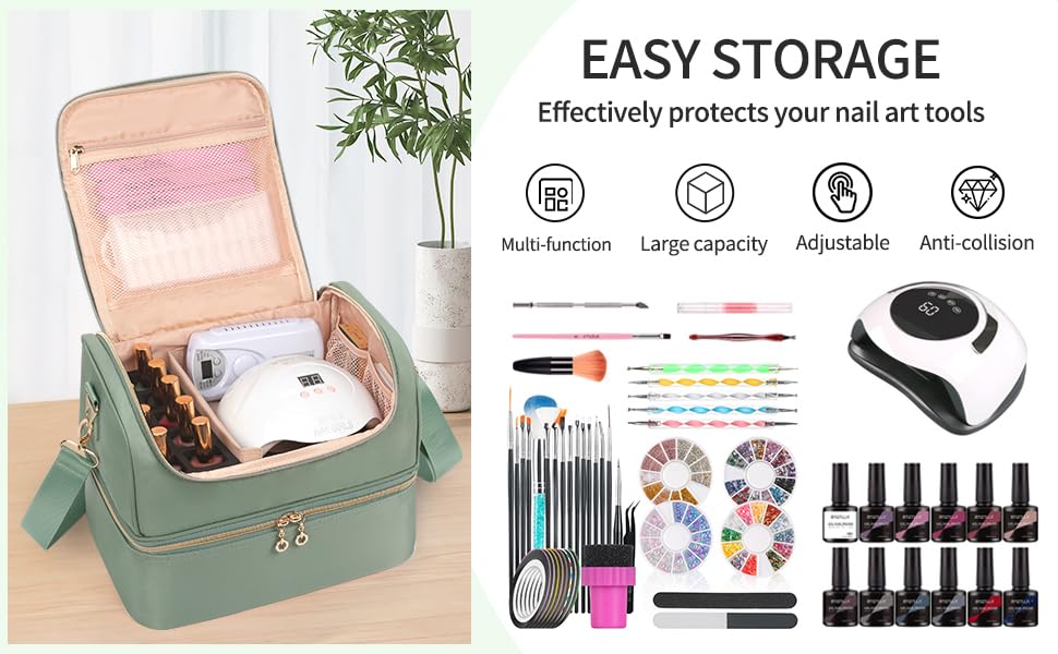 CUBETASTIC lifestyle image with bag set up for a mobile salon appointment