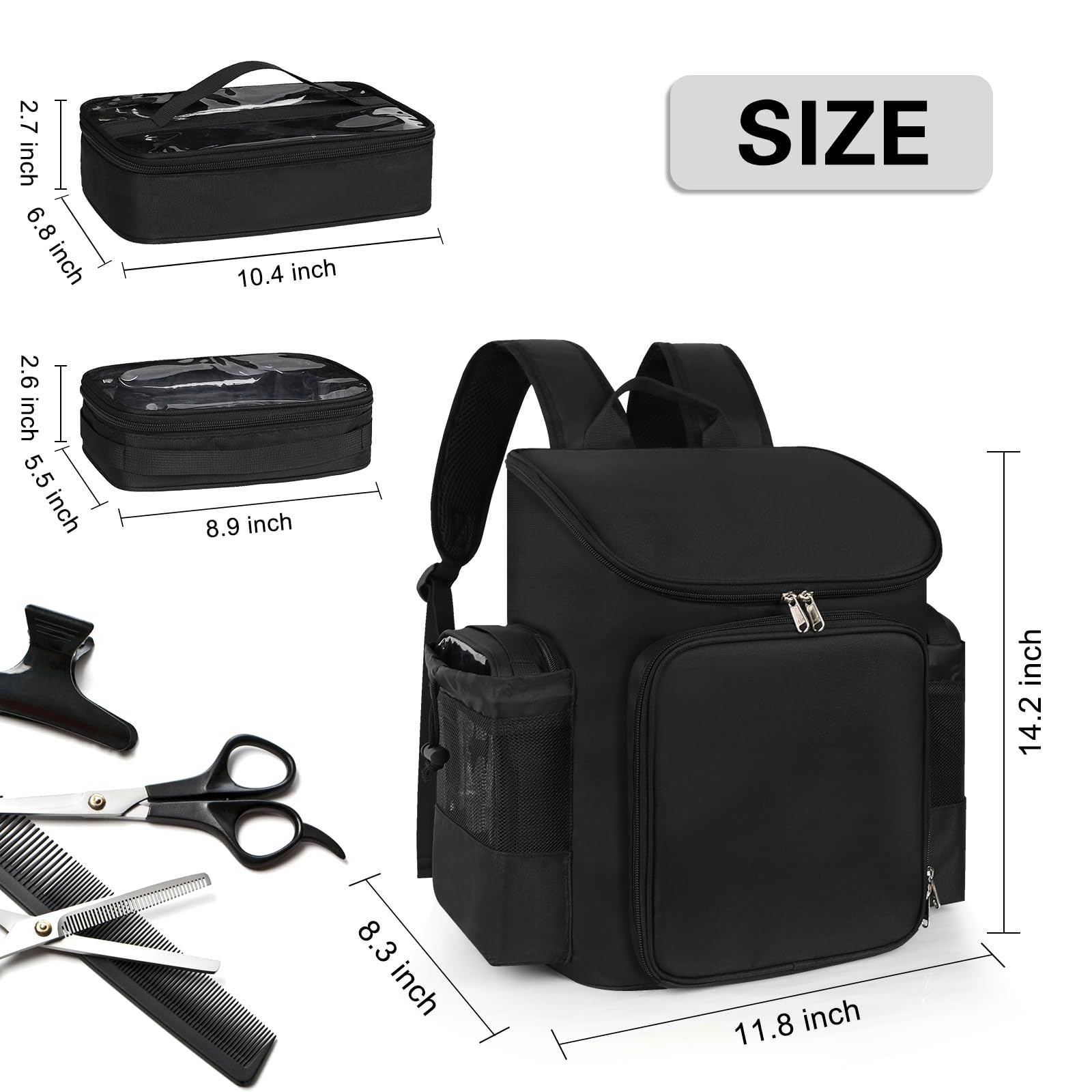 CUBETASTIC side drawstring pocket holding frequently used tools for convenience