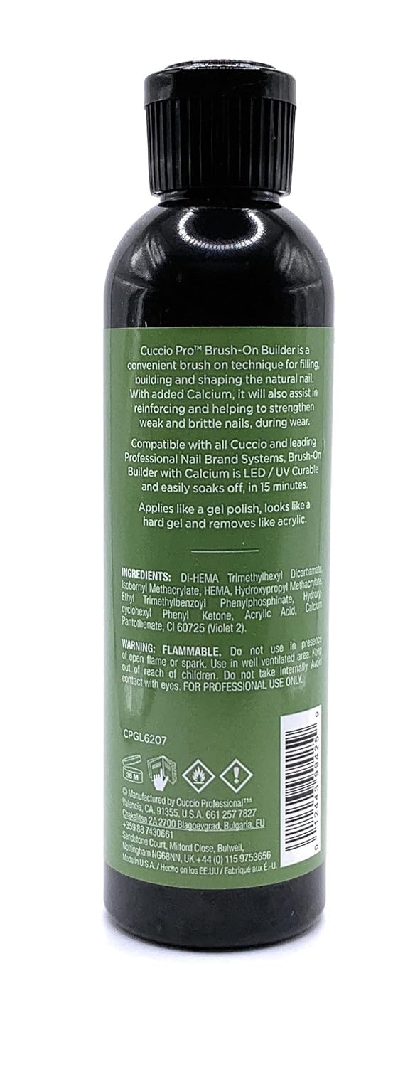 Cuccio Pro brush applicator detail demonstrating easy, controlled gel placement