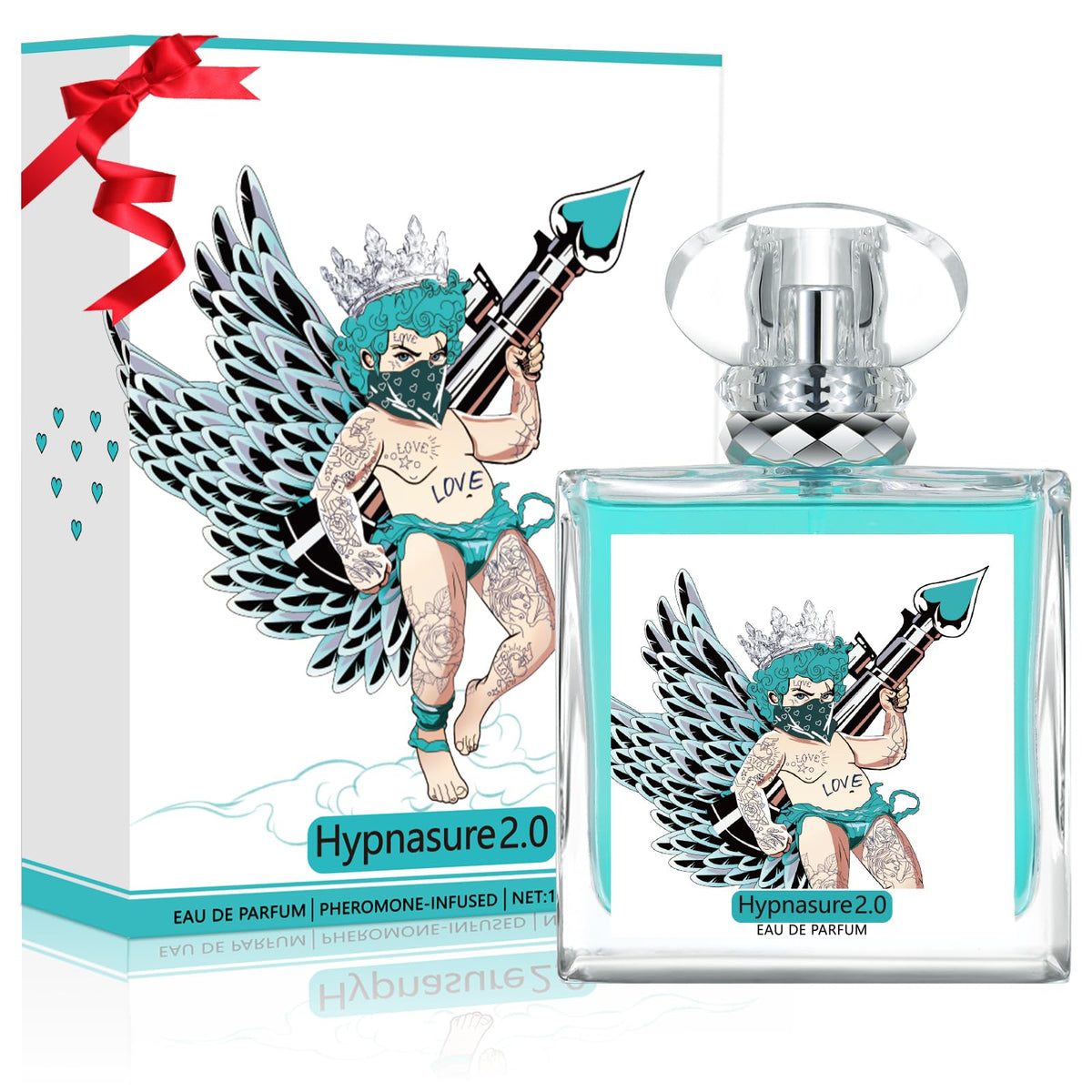 CUPIDAURA Hypnasure 2.0 front bottle showing sleek packaging and lasting fragrance