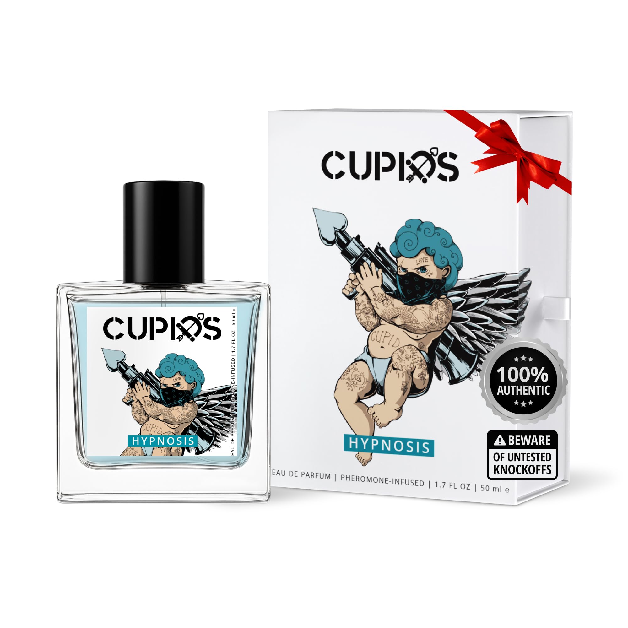Cupids Hypnosis 2.0 front bottle showing label and sleek design for confident style