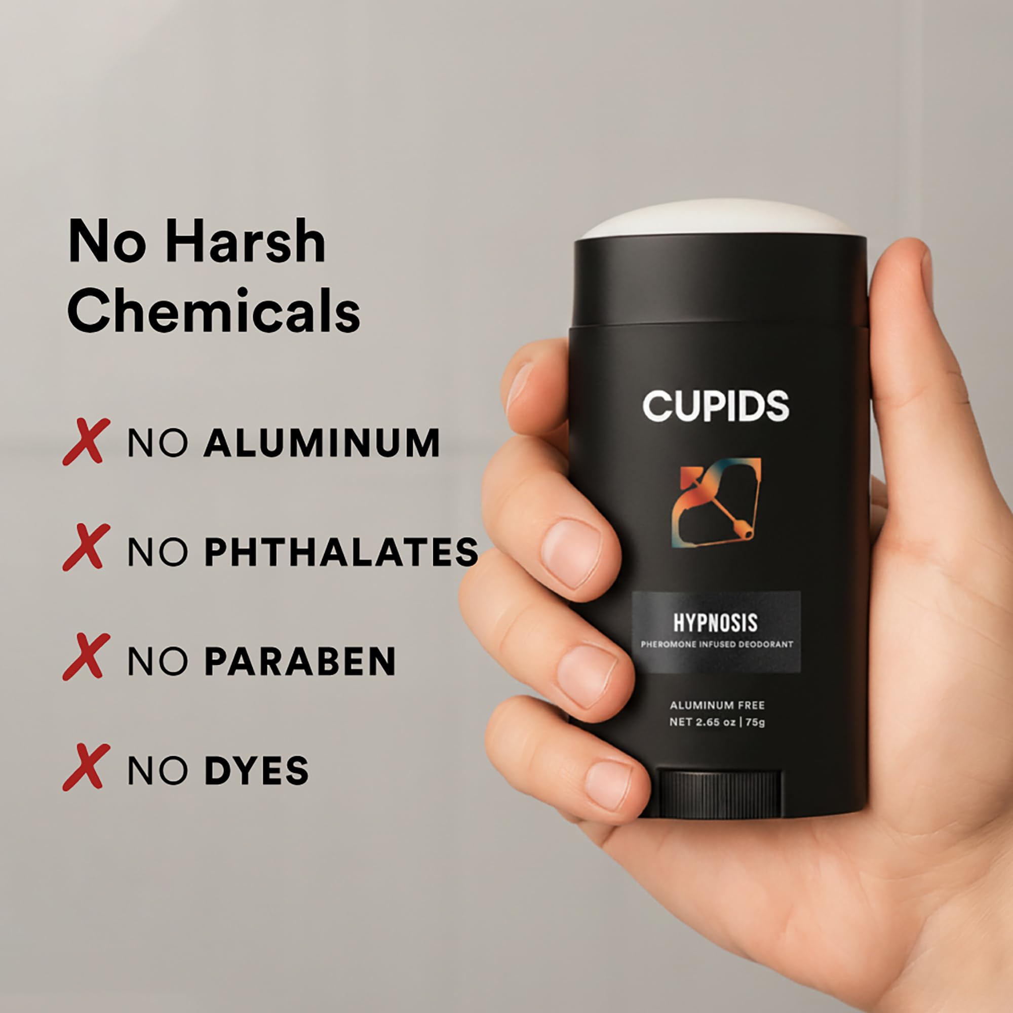 Close-up of Cupids Hypnosis texture demonstrating non-sticky, dry finish