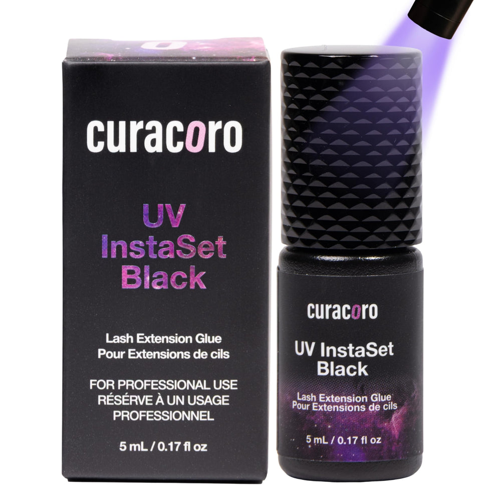 CURACORO front packaging showing product and benefit of professional-grade glue