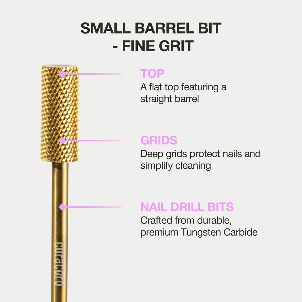 CURACORO in use removing gel polish with steady, low-vibration benefit