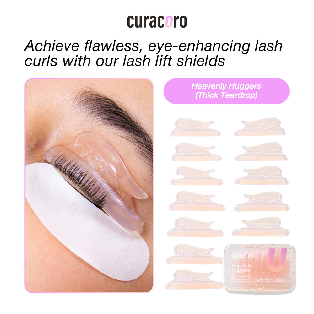 CURACORO rods in a professional kit showing salon-ready convenience