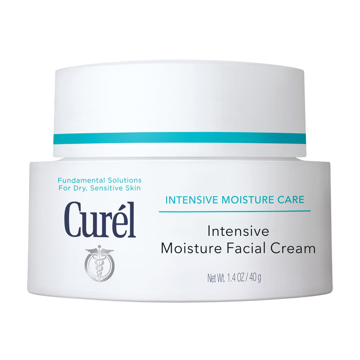 Curel front jar showing product and label for trusted hydration