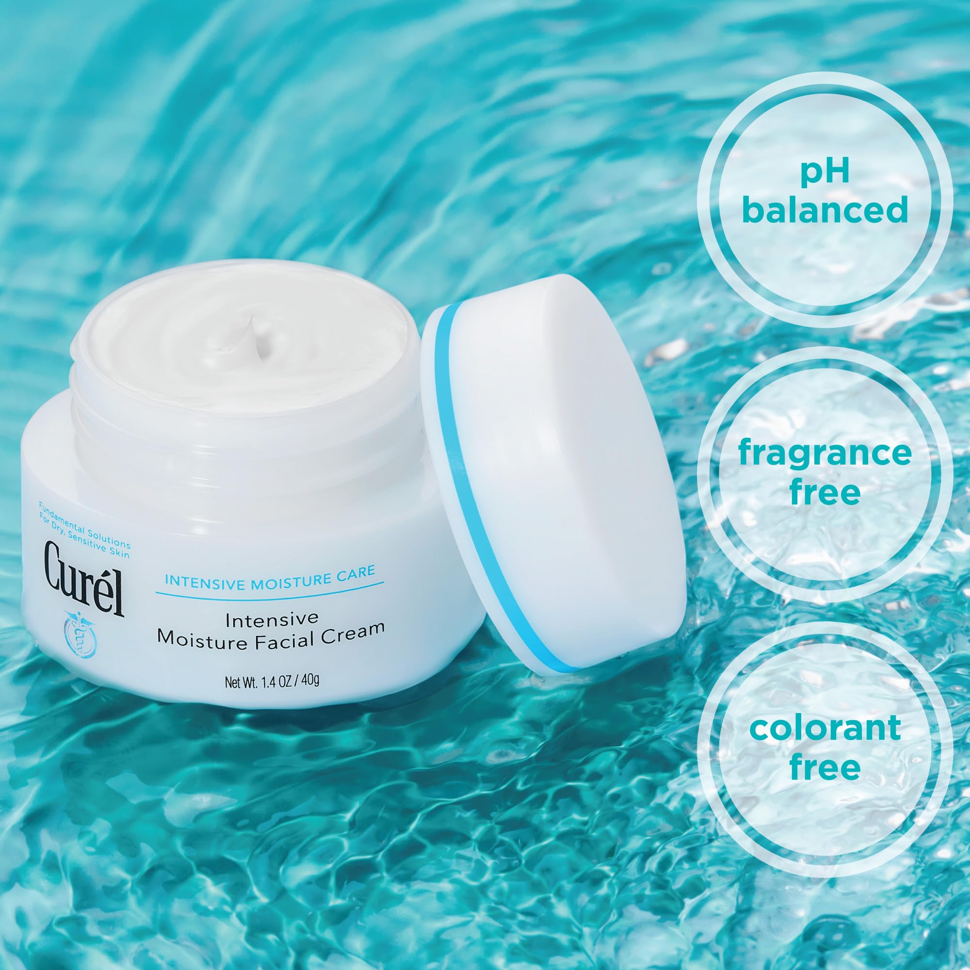 Curel packaging label detail highlighting ceramide benefits