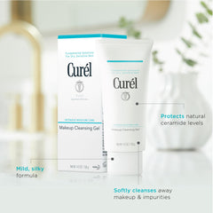 Curel gel texture close-up showing lightweight hydrating formula benefit