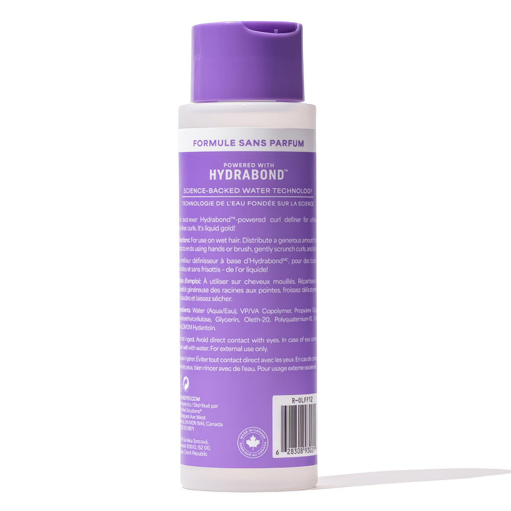 Curl Keeper in use styling curly hair for frizz control benefit