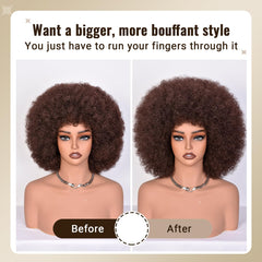 CURLCRAZY side profile with bangs framing face for flattering silhouette