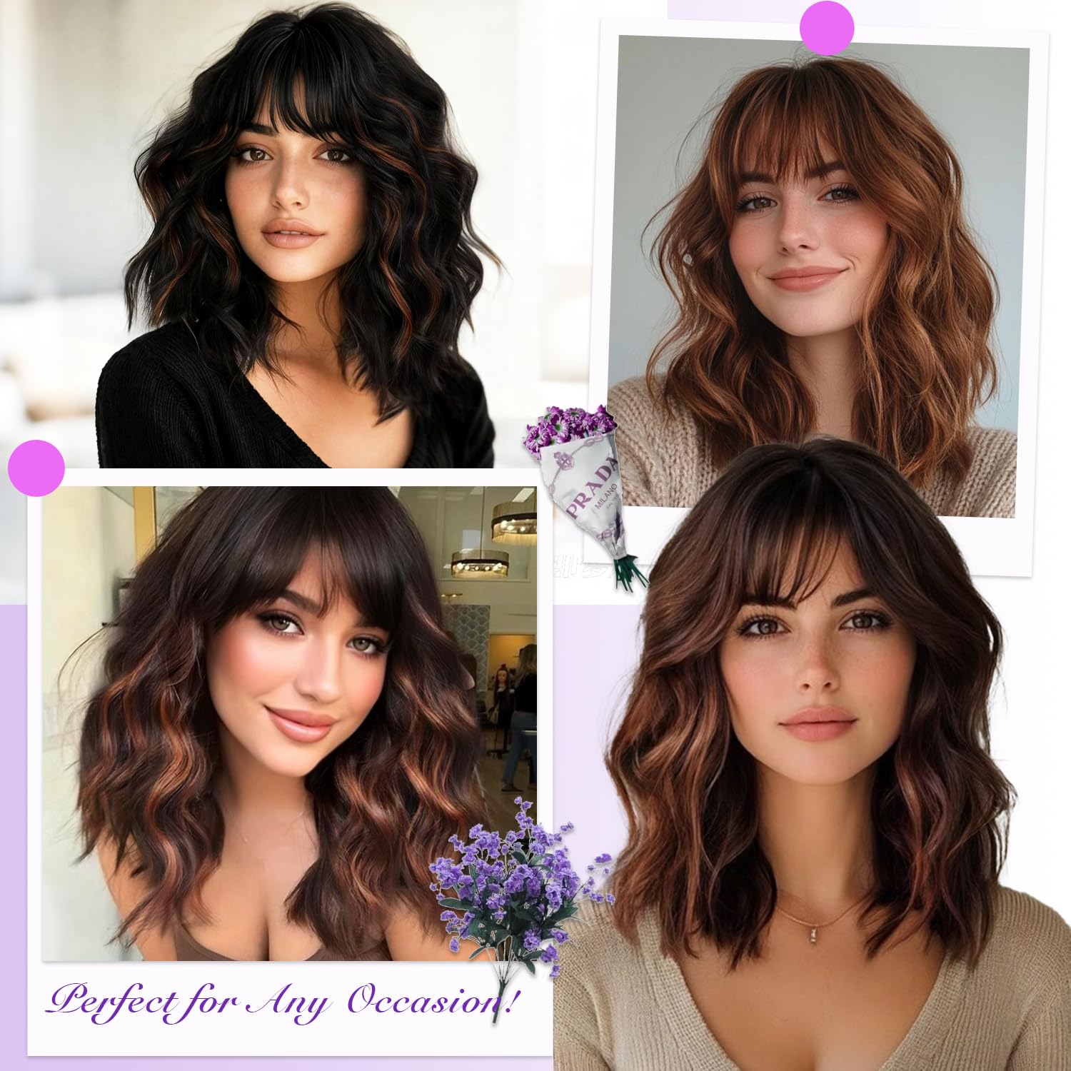CURLCRAZY model wearing wig showing versatile everyday and event styling