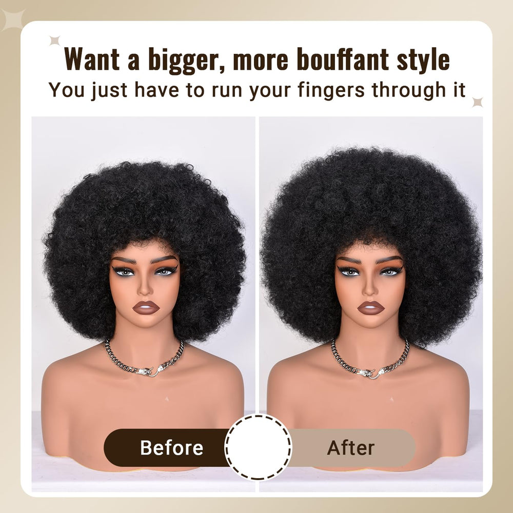 CURLCRAZY on wig stand demonstrating breathable storage advantage