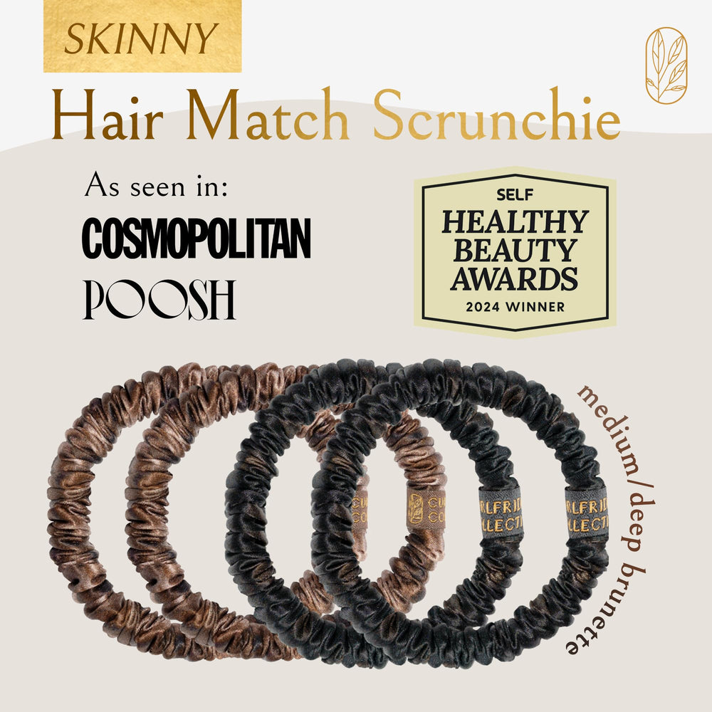 Curlfriend Collective silk close-up texture highlighting smooth 22 momme silk and reduced friction benefit