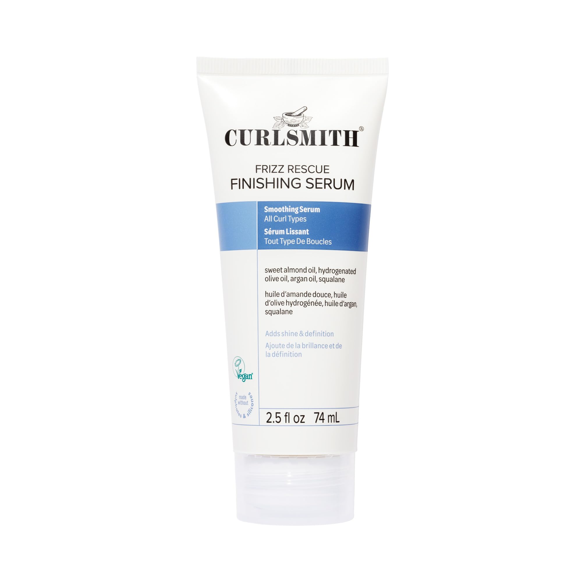 CURLSMITH front packaging showing clean finish and product benefits