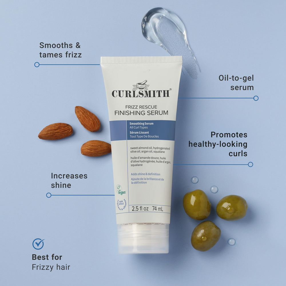 CURLSMITH texture on hand demonstrating lightweight gel-to-balm benefit