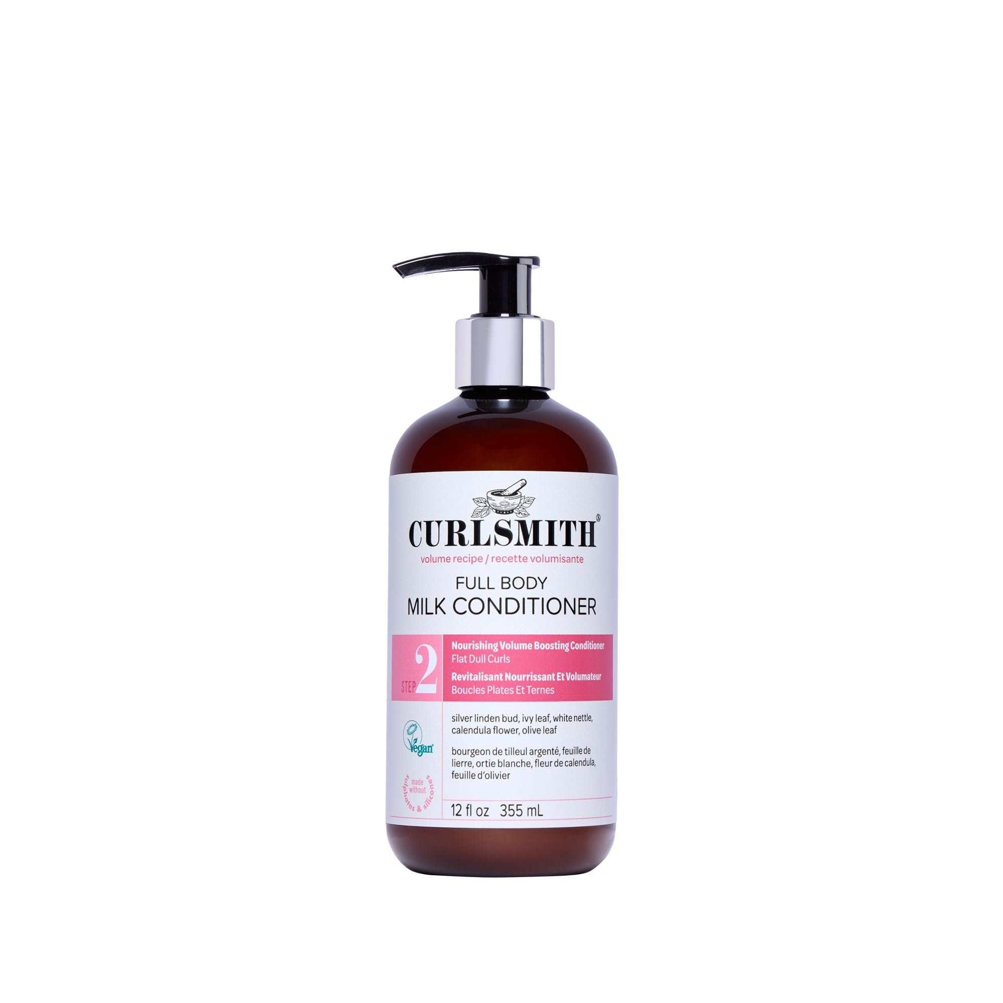 CURLSMITH full body front packaging shows bottle and clean design for quick recognition and benefits