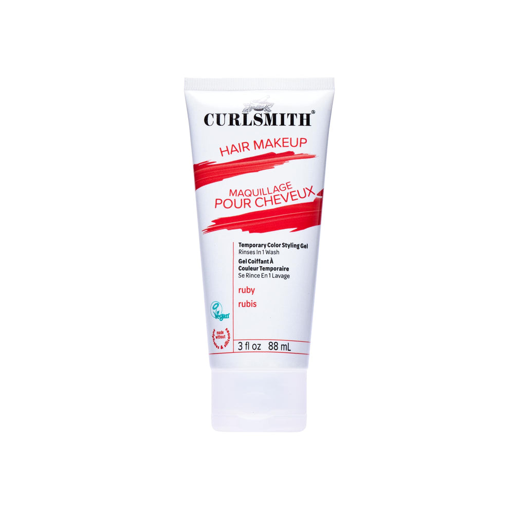 CURLSMITH front packaging showing ruby tube and benefit of vibrant pay-off