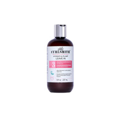CURLSMITH front packaging showing leave in conditioner and volumizing benefit
