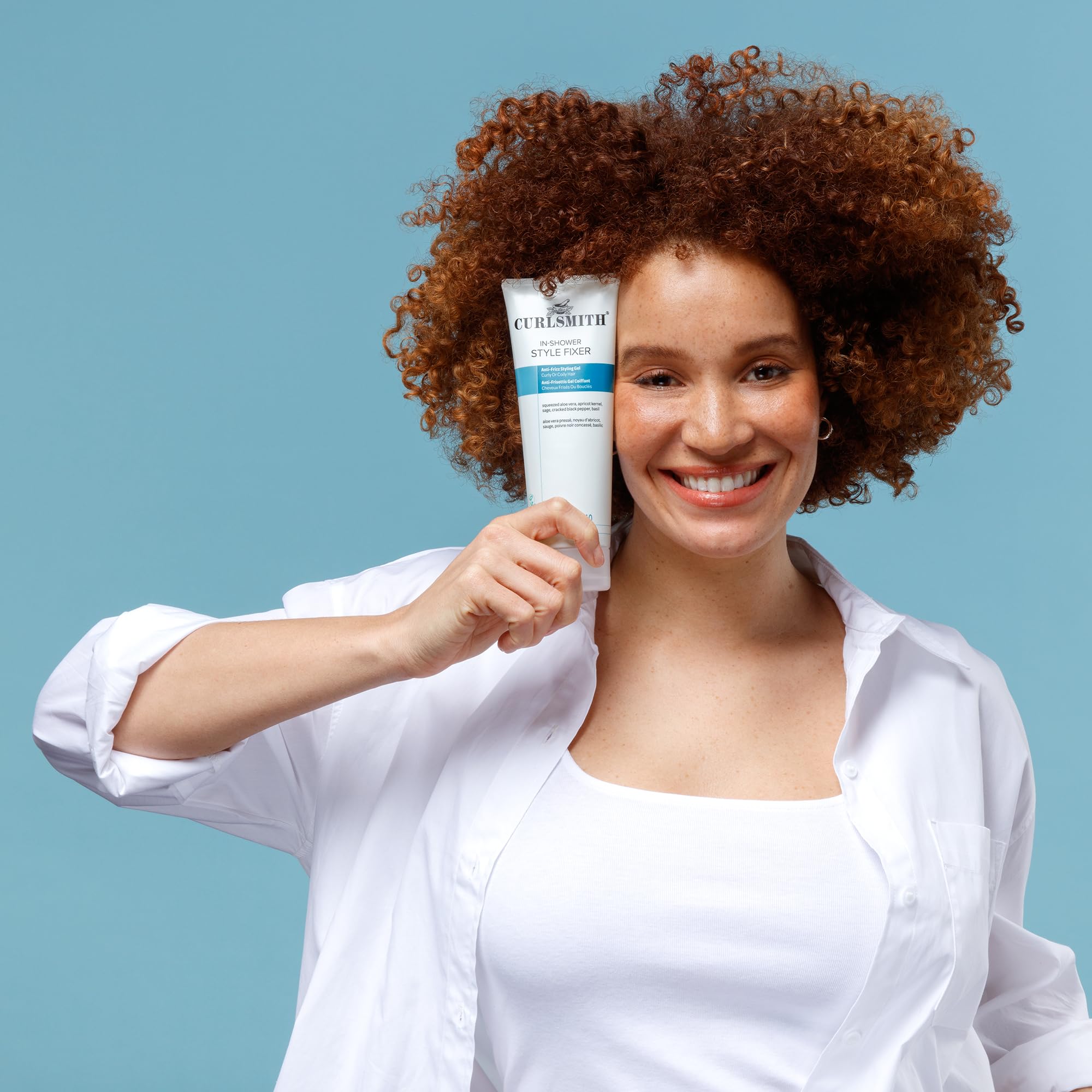CURLSMITH apricot and avocado ingredients highlighted for nourishing benefit