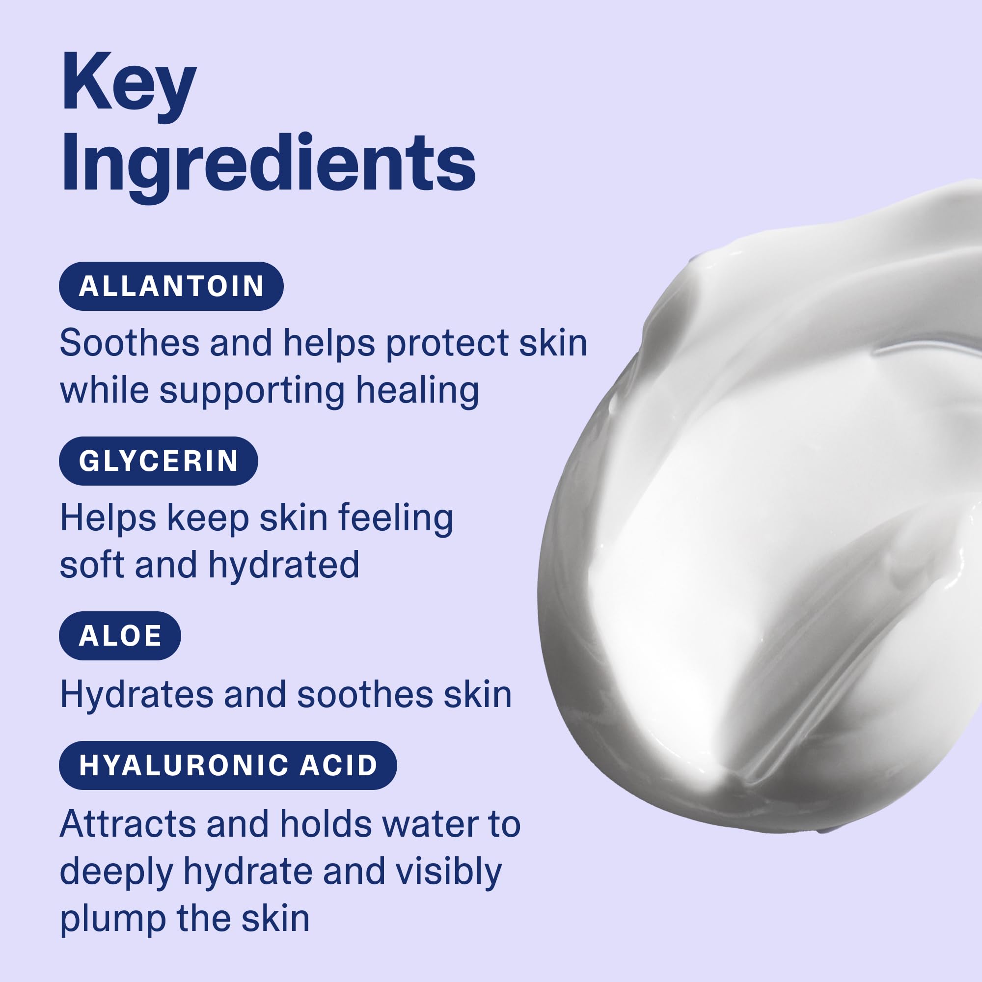 Curology moisturizer being applied to cheek showing smoothing hydration benefit