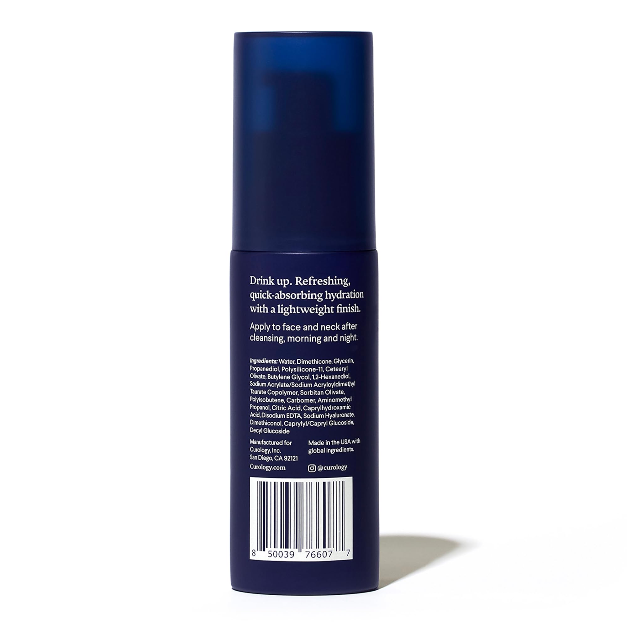 Curology moisturizer on bathroom counter suggesting daily routine use