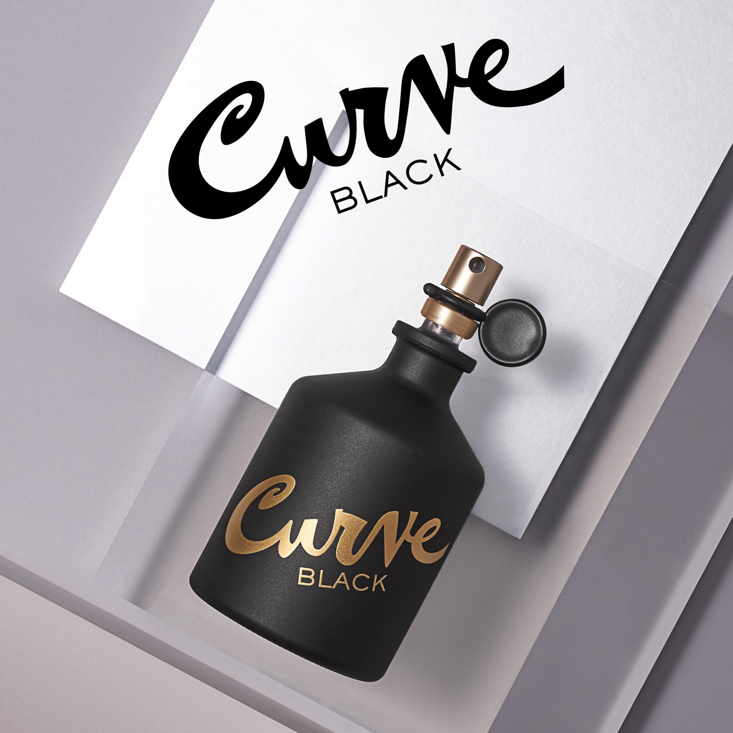 Curve Black packaging with box illustrating retail-ready presentation