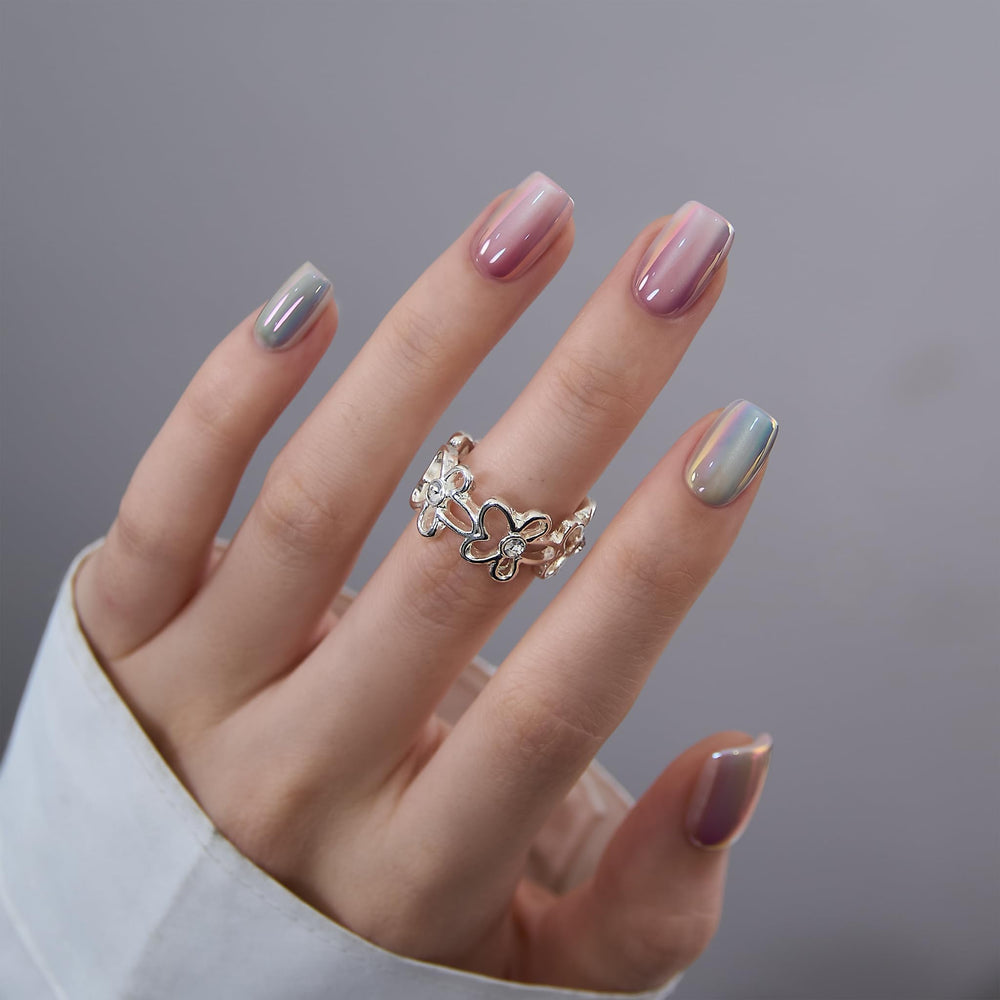 CurvLife applying press-on thumb to show quick application and comfortable fit