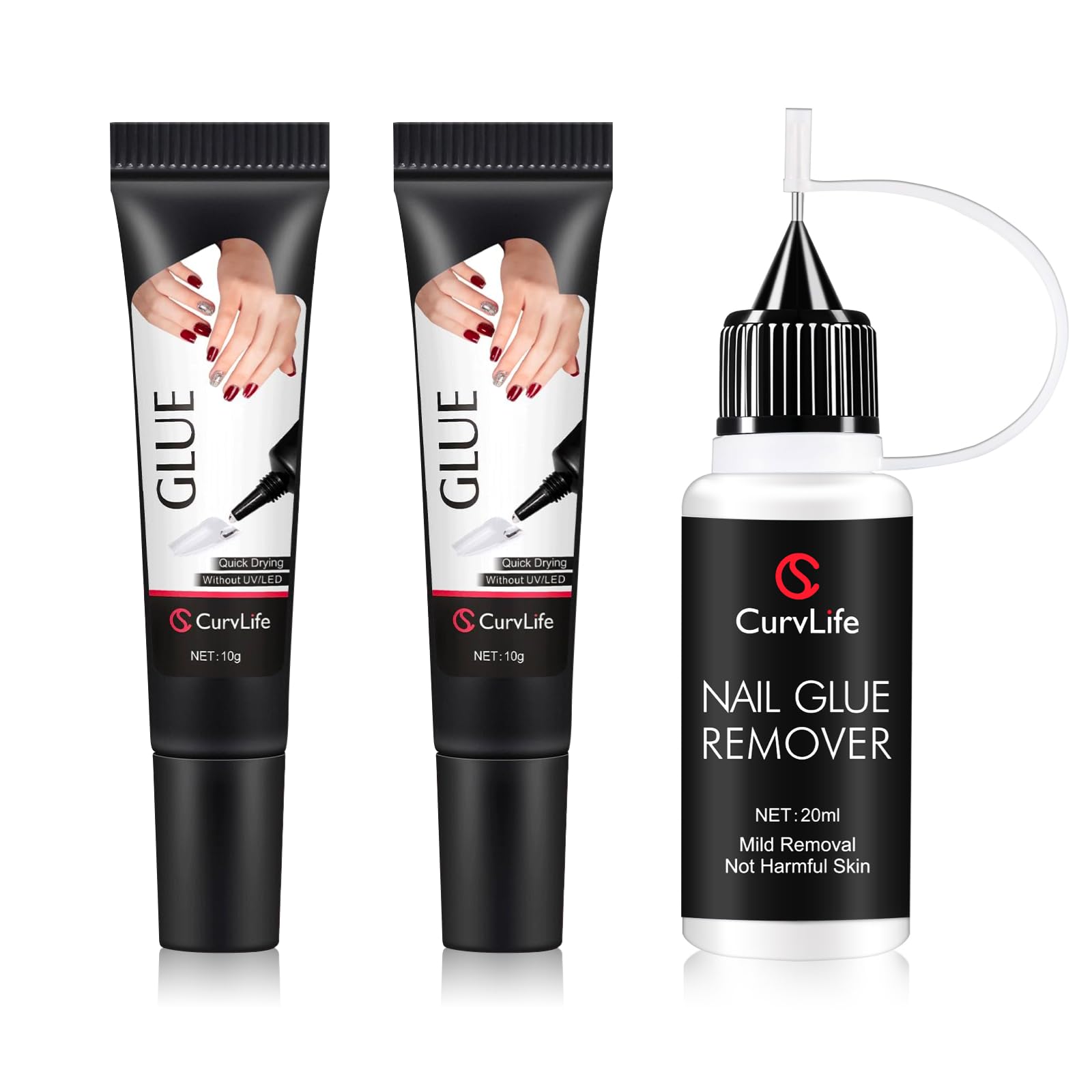 CurvLife front packaging showing complete kit and contents for easy application