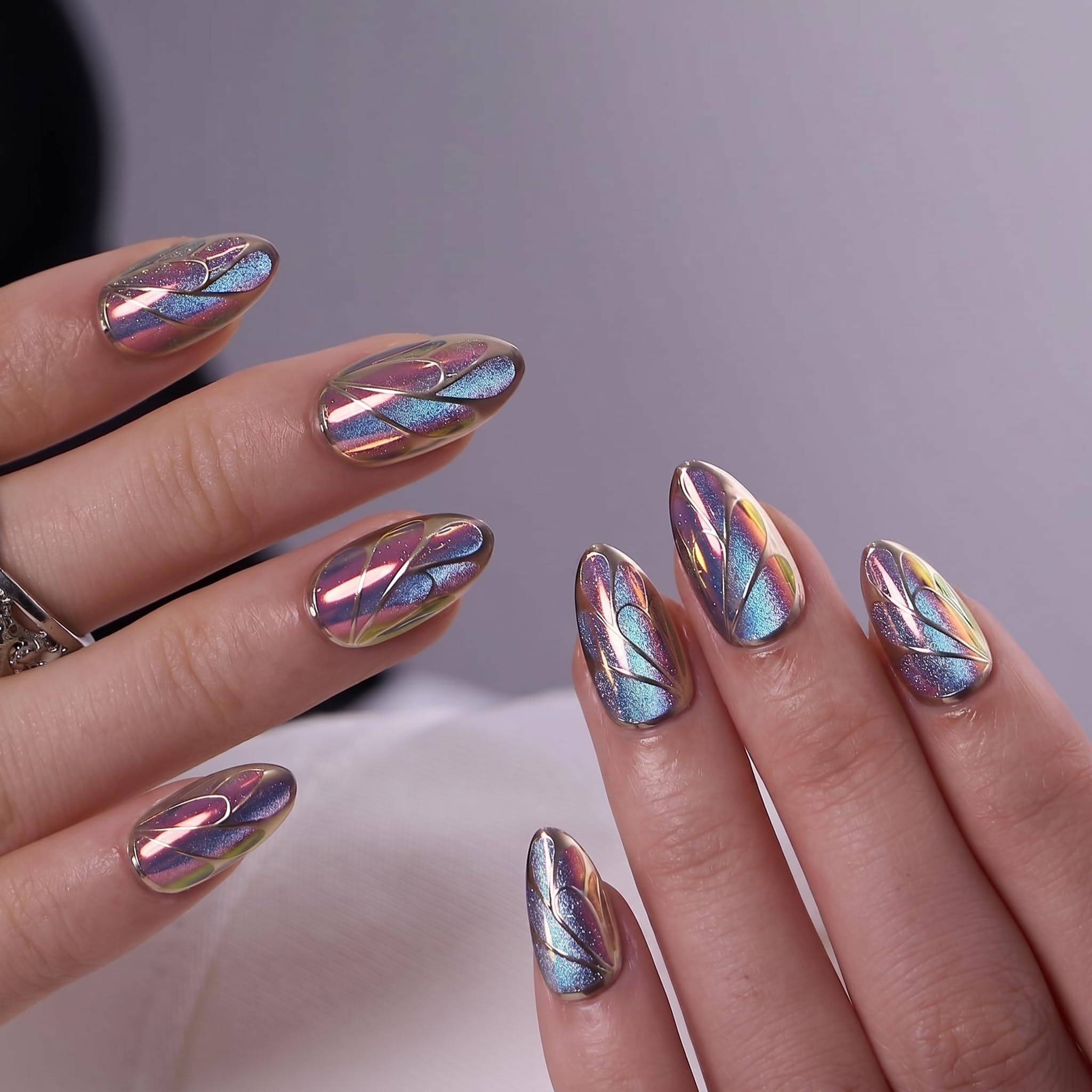 CurvLife soft gel bending on a finger demonstrating comfortable flexible wear benefit