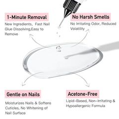 CurvLife liquid texture close-up, demonstrating gentle non-acetone consistency