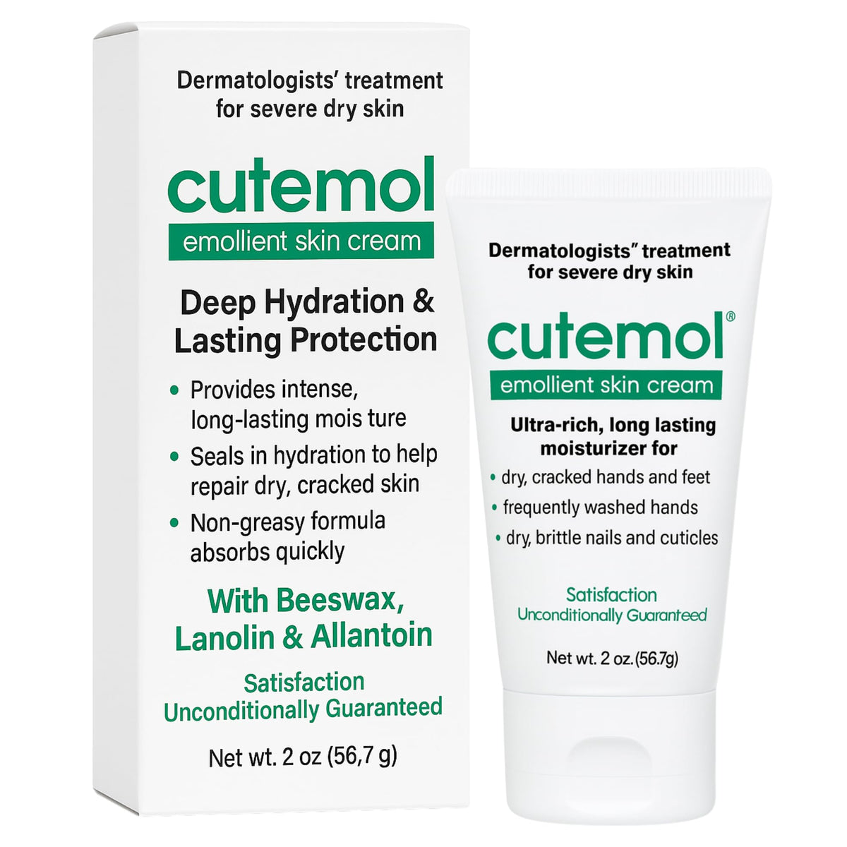Cutemol front packaging 2 oz showing label and compact size for easy carry