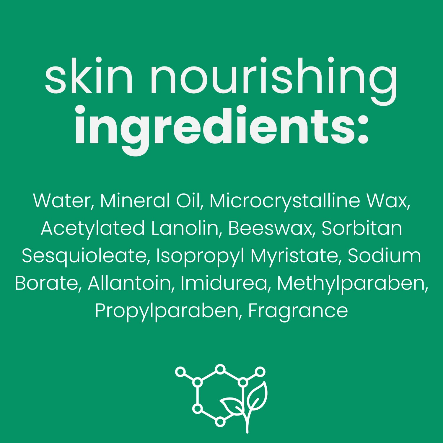 Cutemol ingredients highlight beeswax and lanolin supporting protective barrier