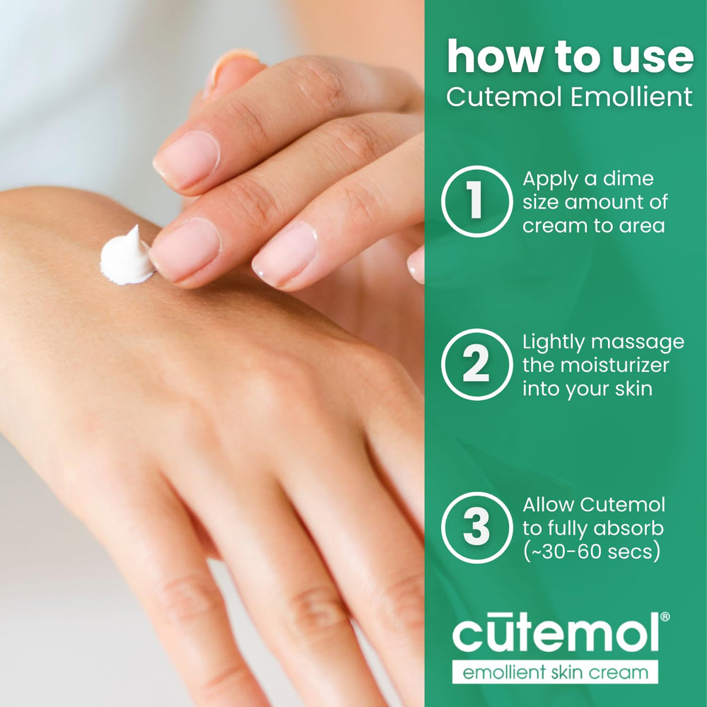 Cutemol travel size beside everyday items showing portable skin repair