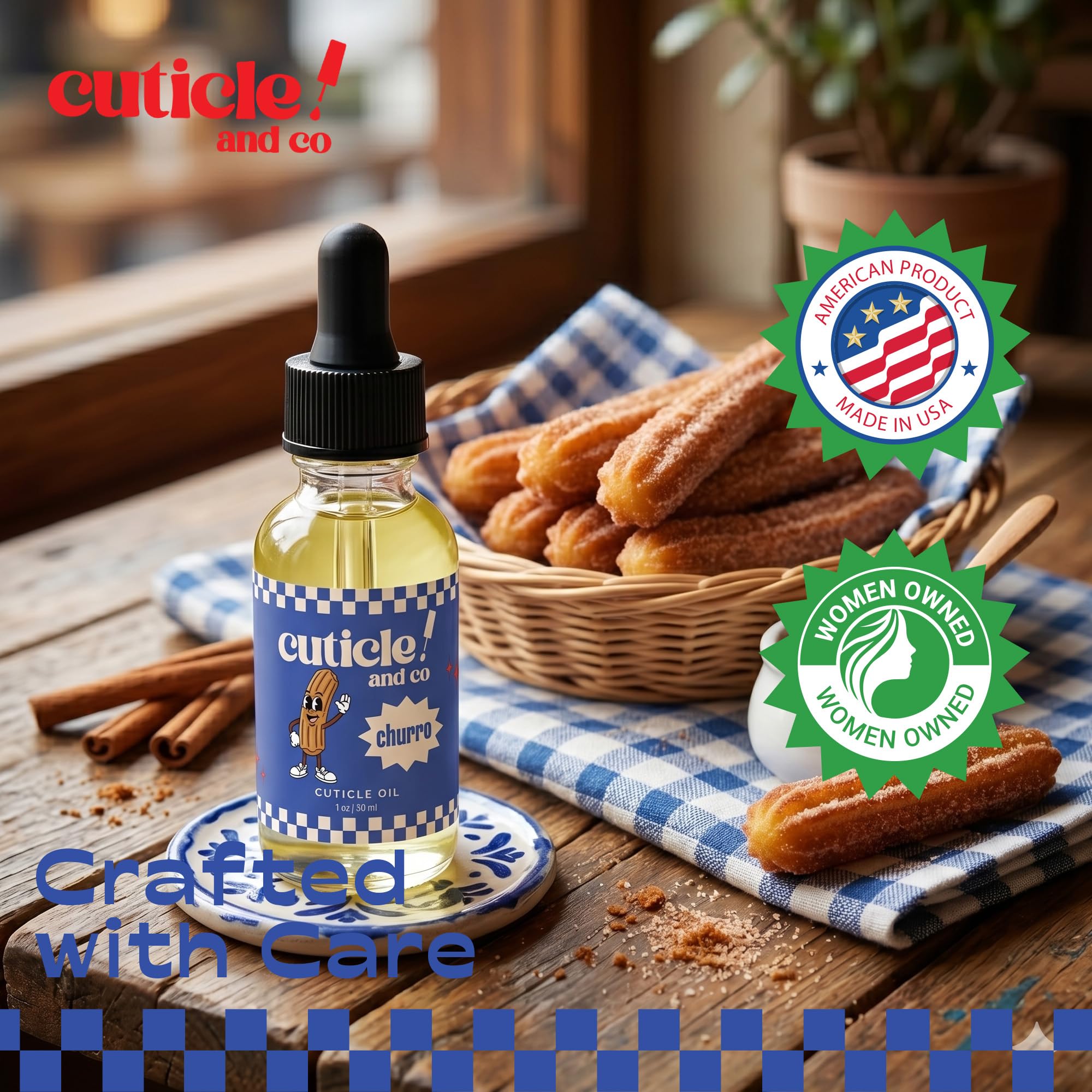Cuticle And Co applied to cuticle illustrating smoother, conditioned look