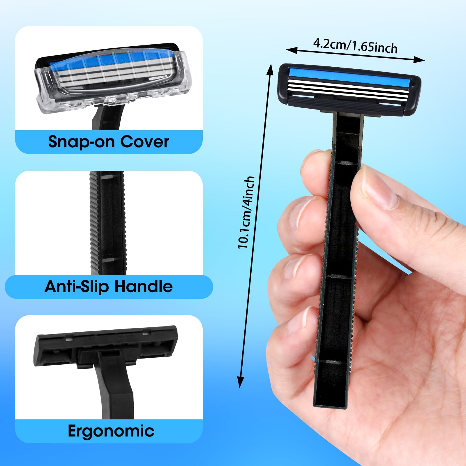 CXYARY in-use shaving demo delivering smooth glide benefit
