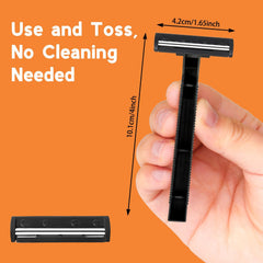 CXYARY razor with clear cap protecting blade for safe travel benefit